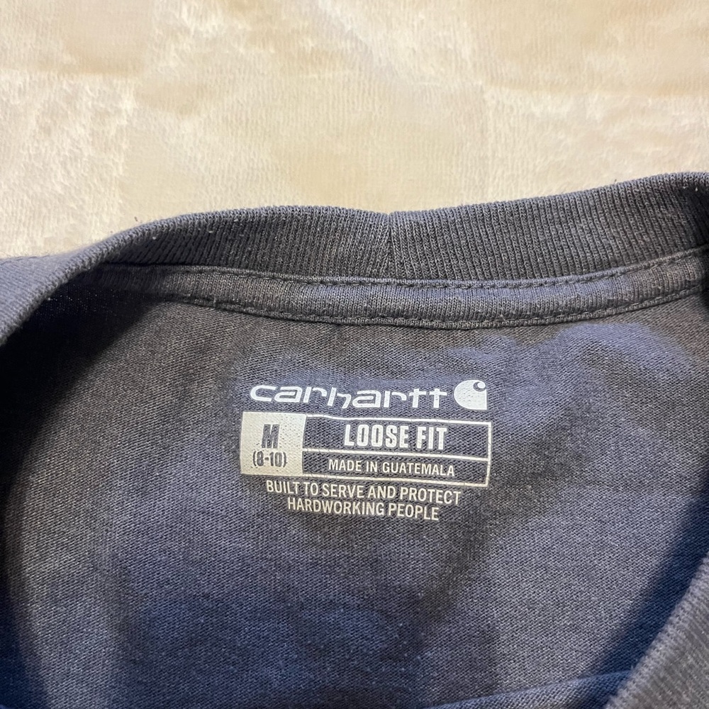 Carhartt Women’s Long Sleeve Loose Fits Cotton Shirt Size Medium
